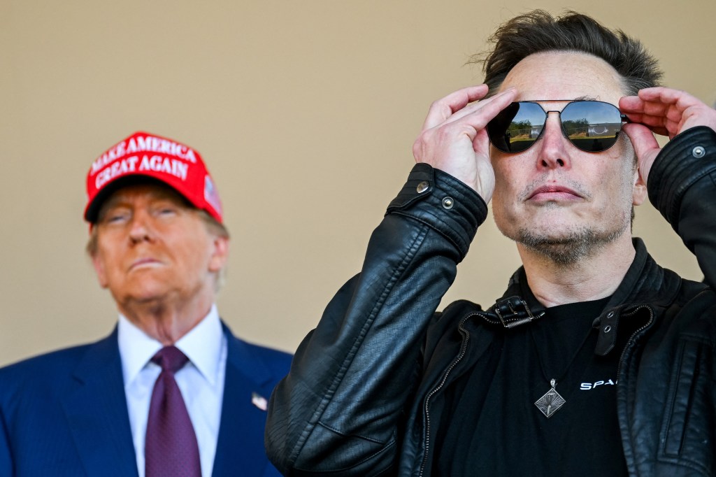 President-elect Donald Trump and Elon Musk watch the launch of the sixth test flight of SpaceX's Starship rocket.