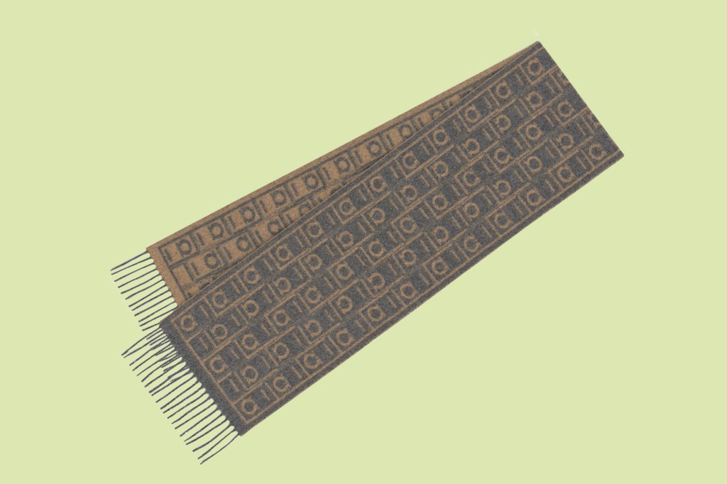 A patterned scarf ideal for men's gifts